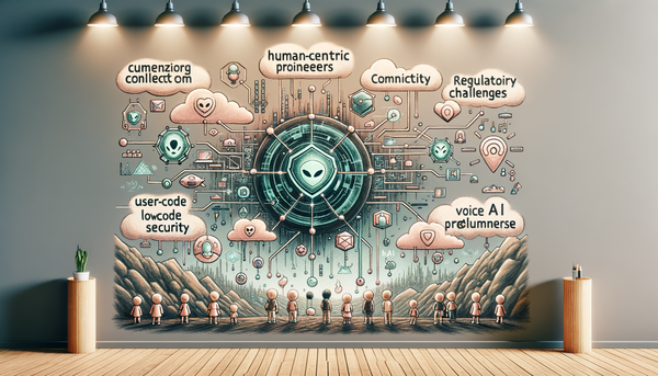 Chalkboard style illustration of AI connectivity concept.