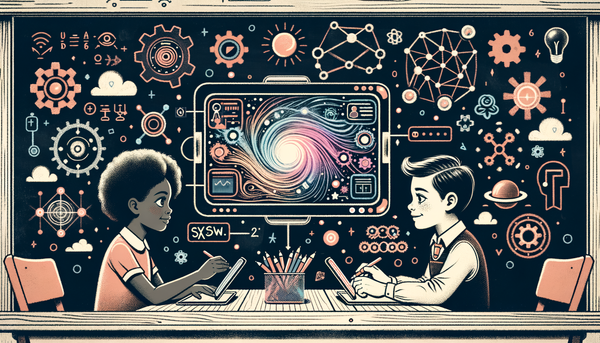 Chalkboard illustration of diverse individuals empowering each other.