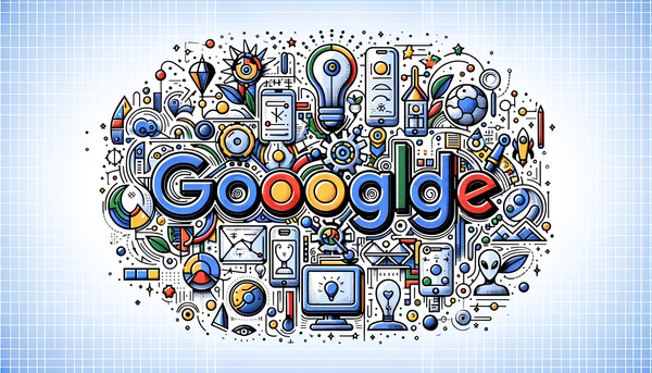 Minimalistic doodle art representing technology and innovation.