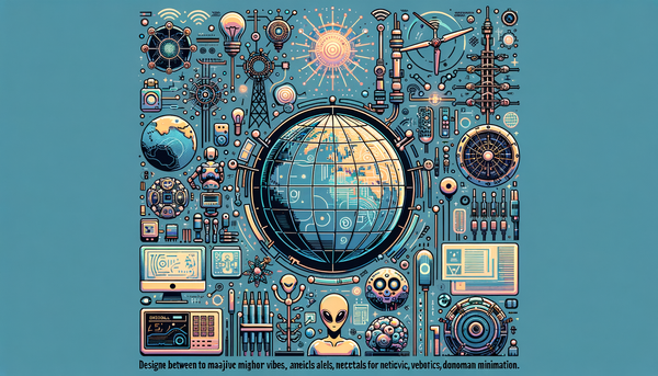 Minimalistic cyberpunk-themed blog header image.
