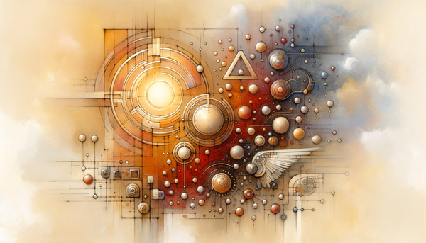 Watercolor illustration representing the future of AI.