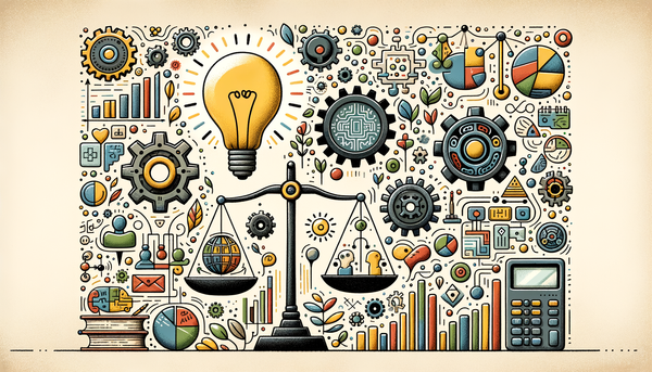 Illustration symbolizing automation and productivity.