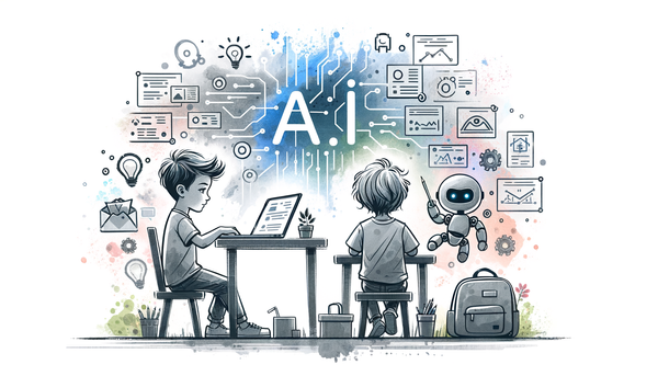Illustration of coding concepts with colorful highlights.