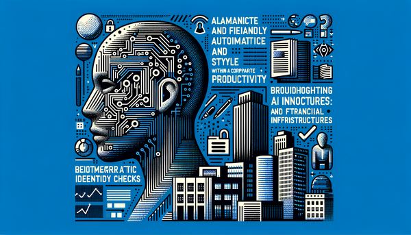 Minimalistic artwork depicting automation and productivity themes.