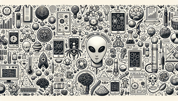 Minimalistic grayscale doodle representing decision intelligence.
