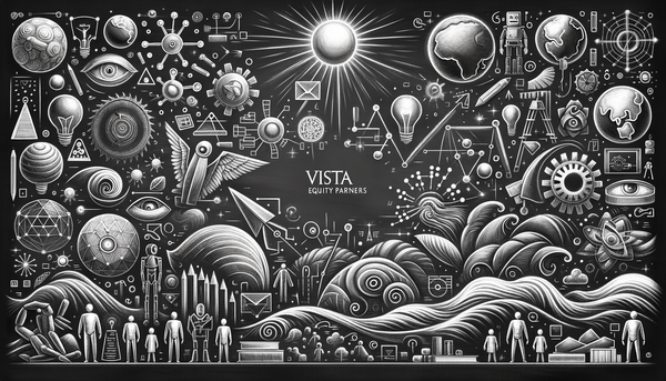 Minimalist chalkboard drawing of technological transformation.