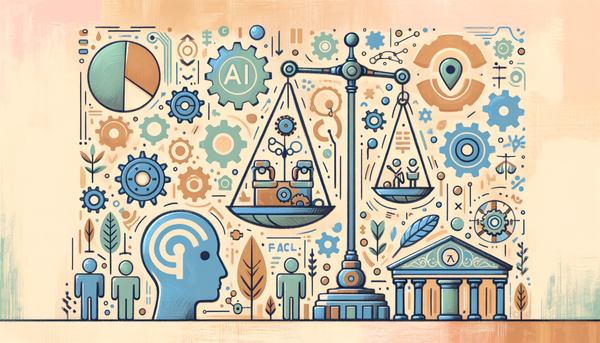 Pastel painting of automation and productivity themes.