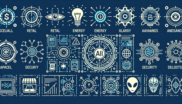 Minimalistic digital art representing security concepts.