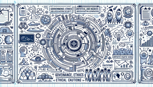 Minimalistic doodle representing governance and ethics.